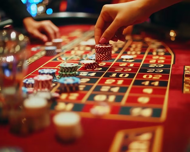 Live blackjack dealer at a slotvip login studio table